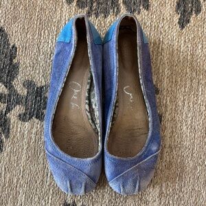 Toms Indigo Suede Women's Flats